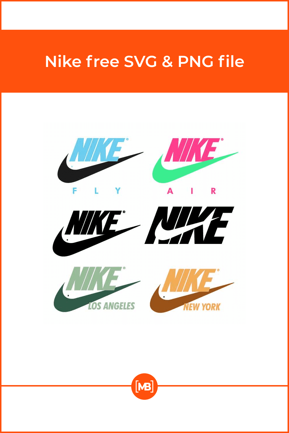 Nike free SVG & PNG file.