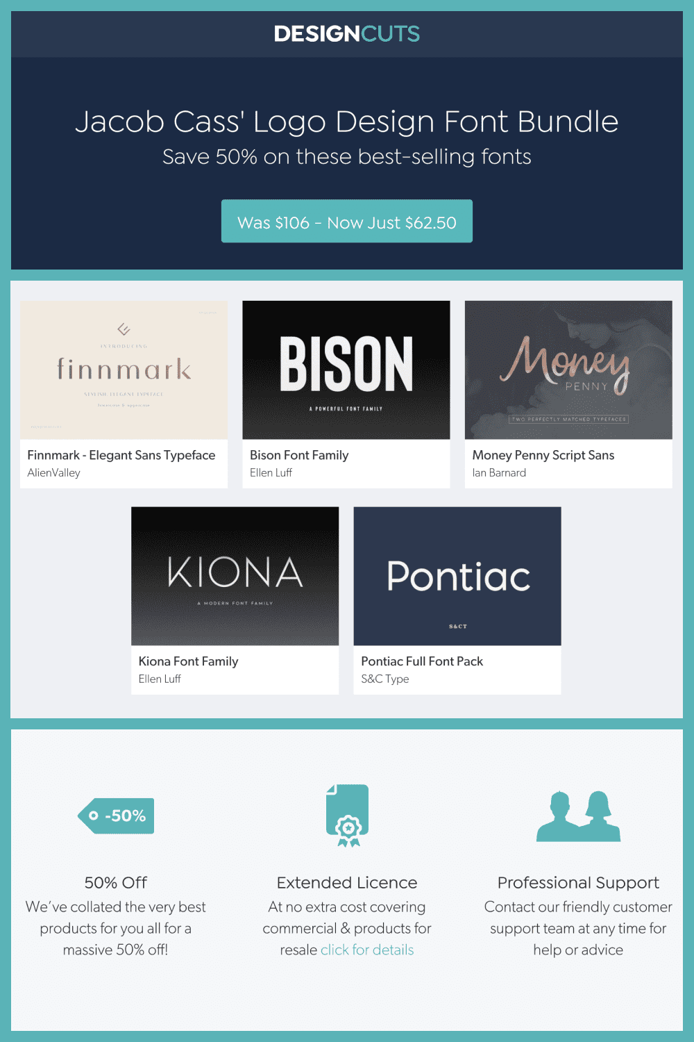 DesignCuts and Jacob Cass Fonts Collection On Sale!.
