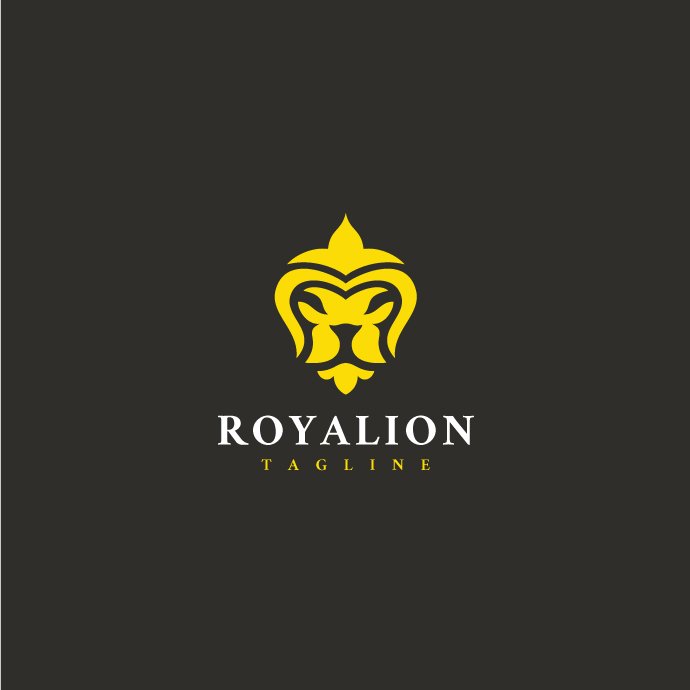 Lion King Logo Template.