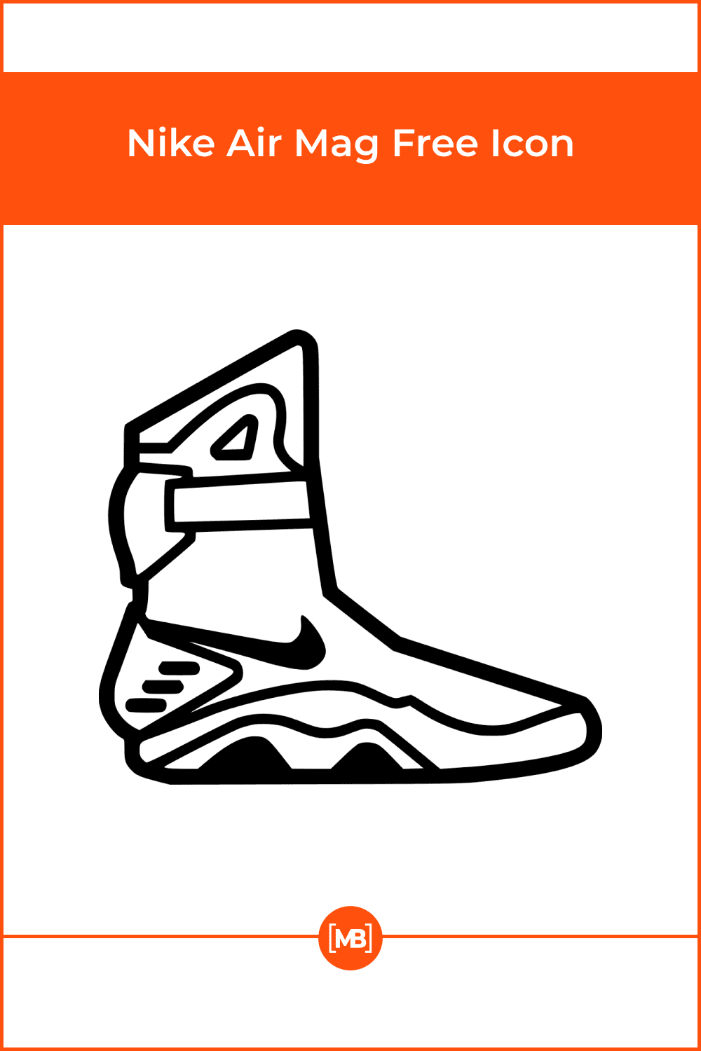 Nike air mag icon.