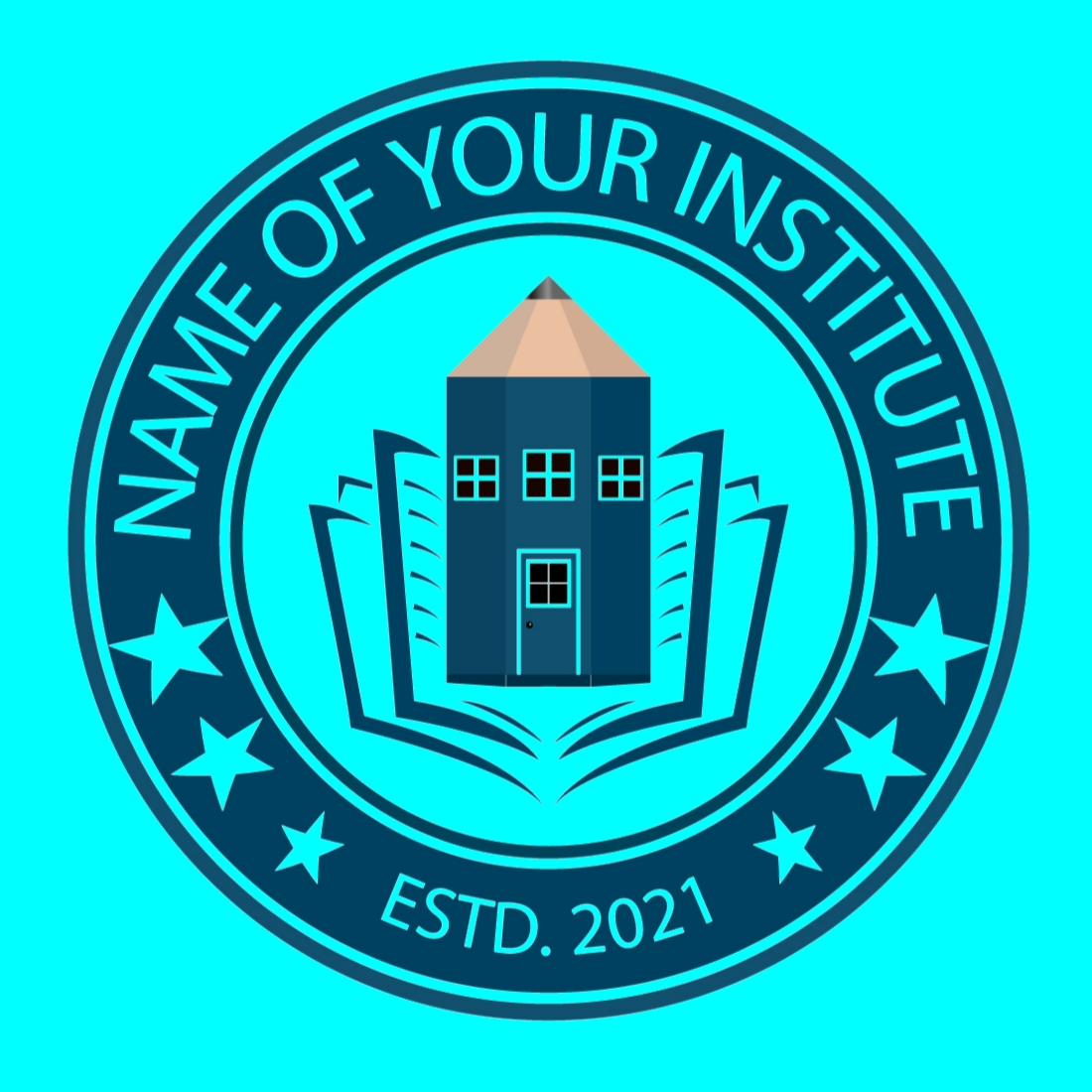 ditable Institute logo design for your institute.
