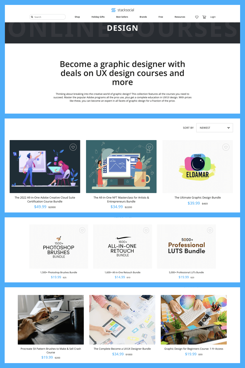 StackSocial Master Classes and Training for Designers.