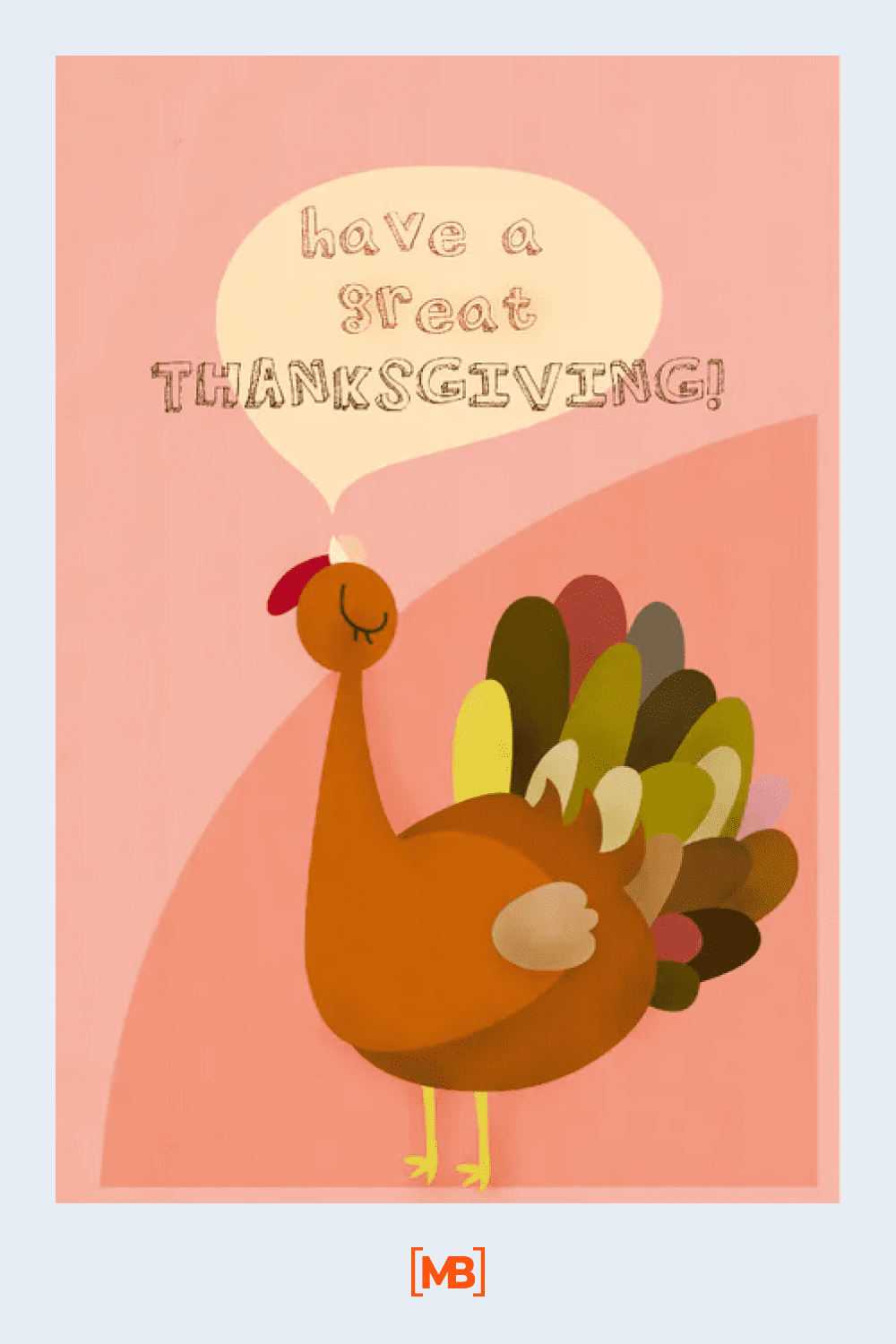 Great Thanksgiving - Thanksgiving card.