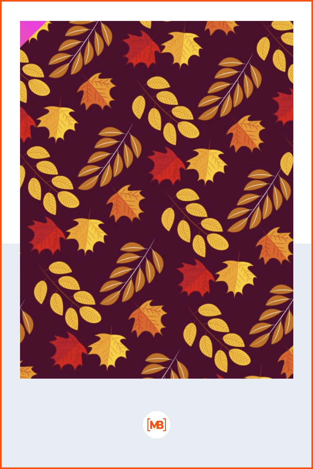 Fall Thanksgiving seamless pattern.