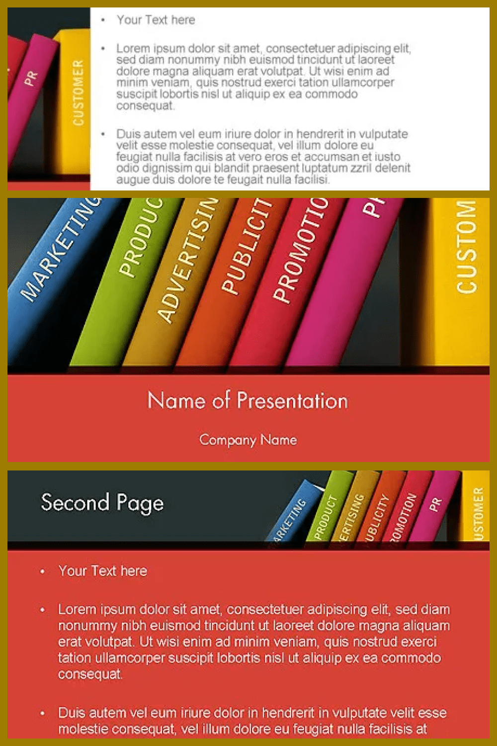 Marketing psychology powerpoint template.