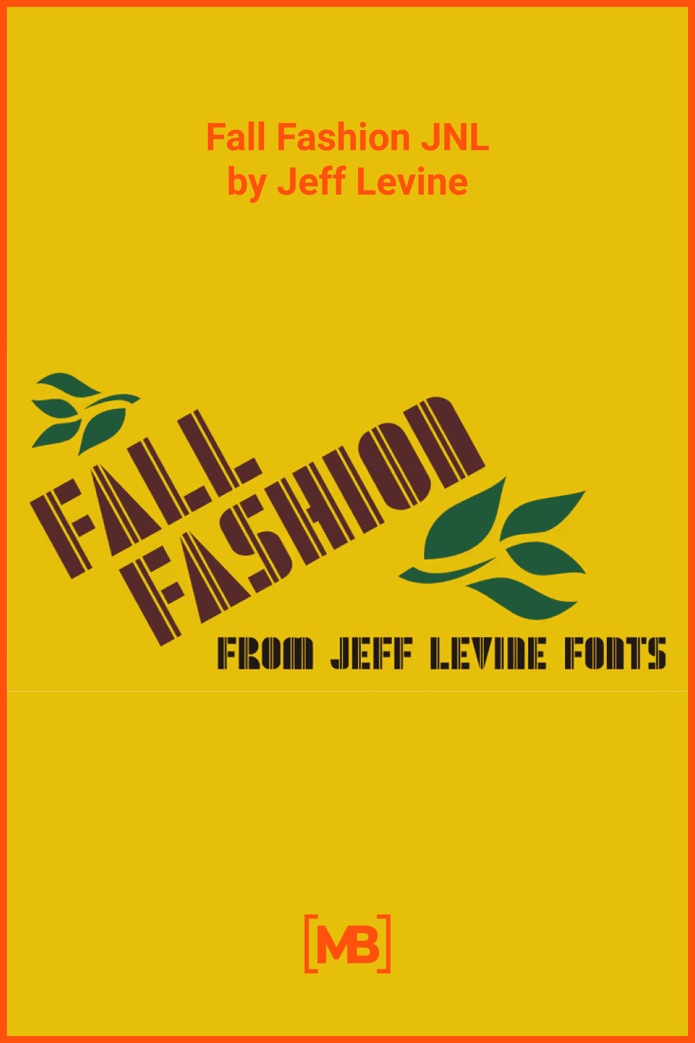 Fall fashion JNL by Jeff Levine.