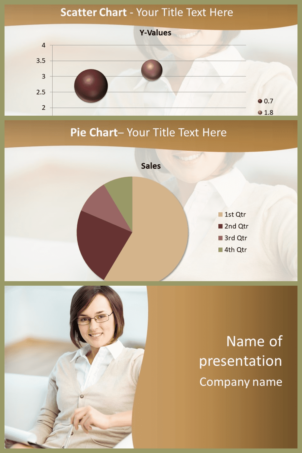 Professional psychologue diagnosis powerpoint template.