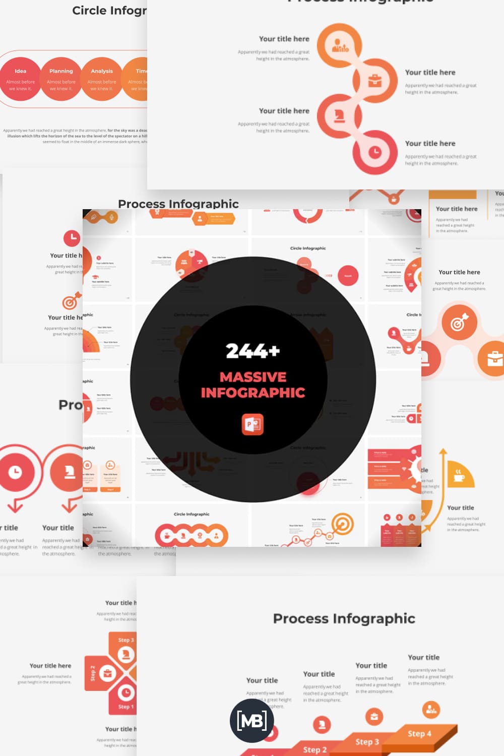 Massive infographics - fully animated powerpoint template.