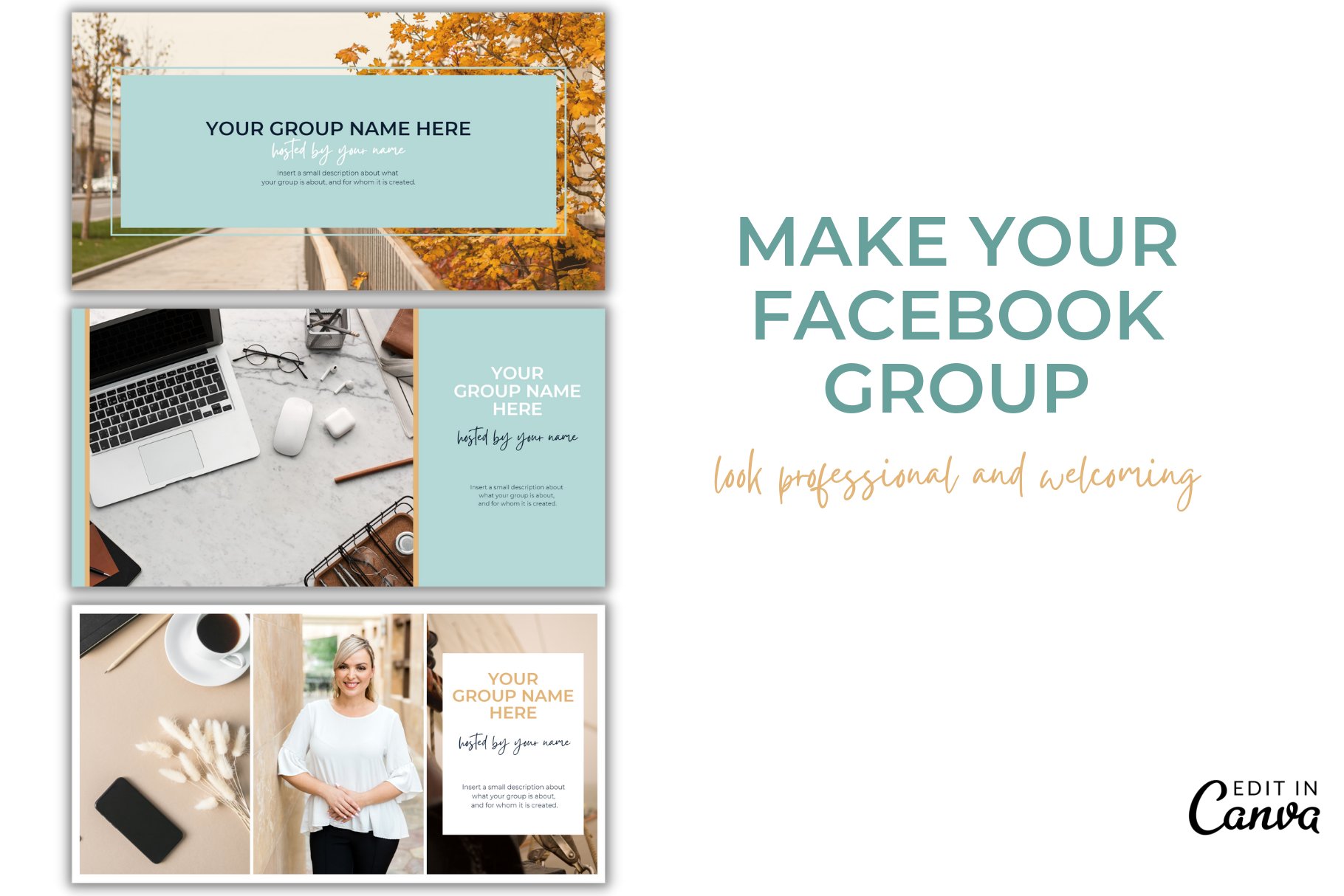 Make your facebook group beautiful.