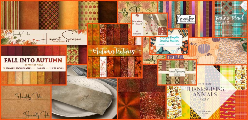 Best Thanksgiving Textures And Patterns Example.