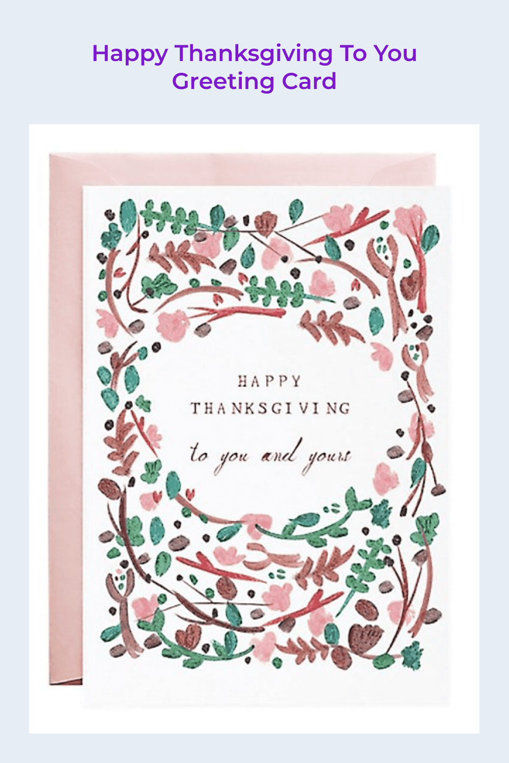 Happy thanksgiving To you greeting card.