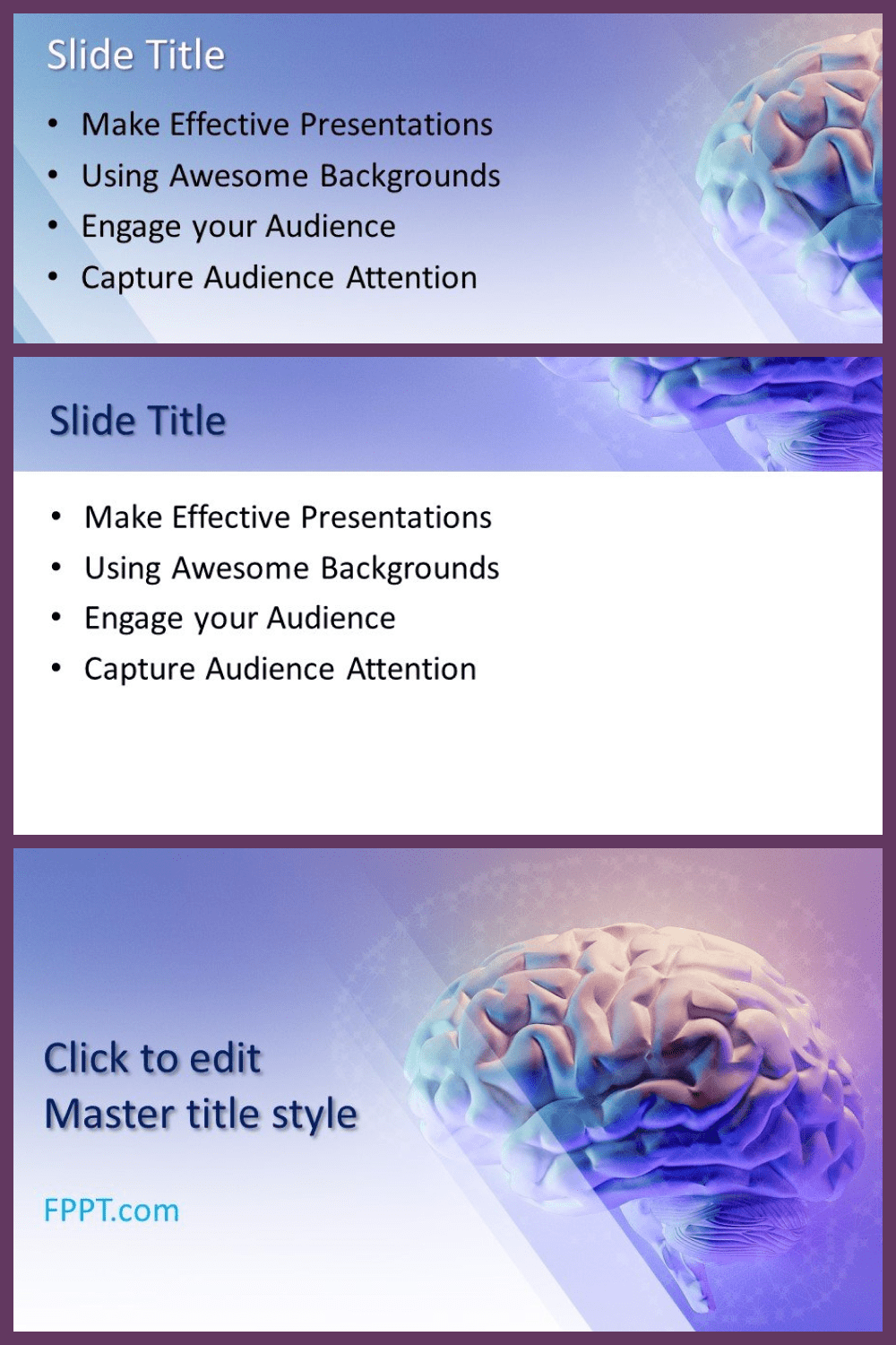Behavioral psychology powerpoint template.