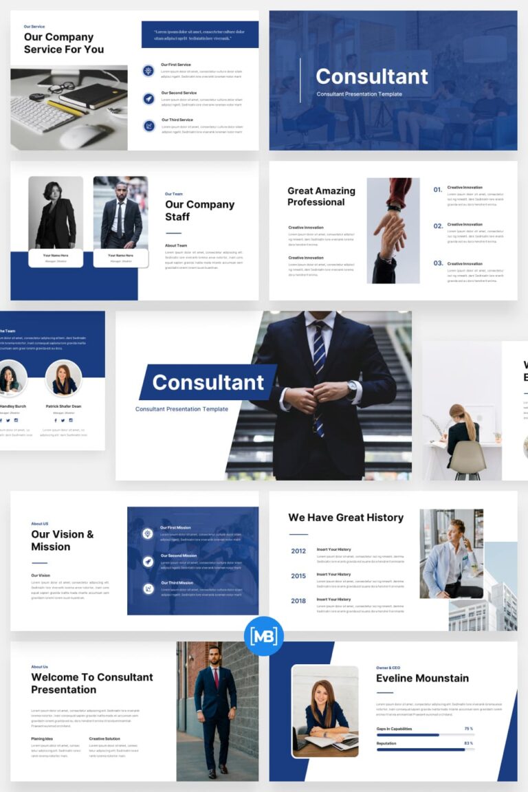 10+ Best Consulting Powerpoint Templates for 2021: Free and Premium