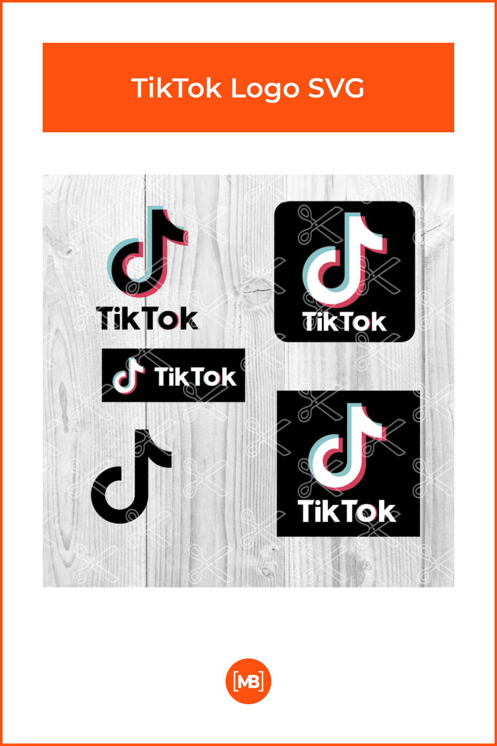 TikTok Logo SVG.