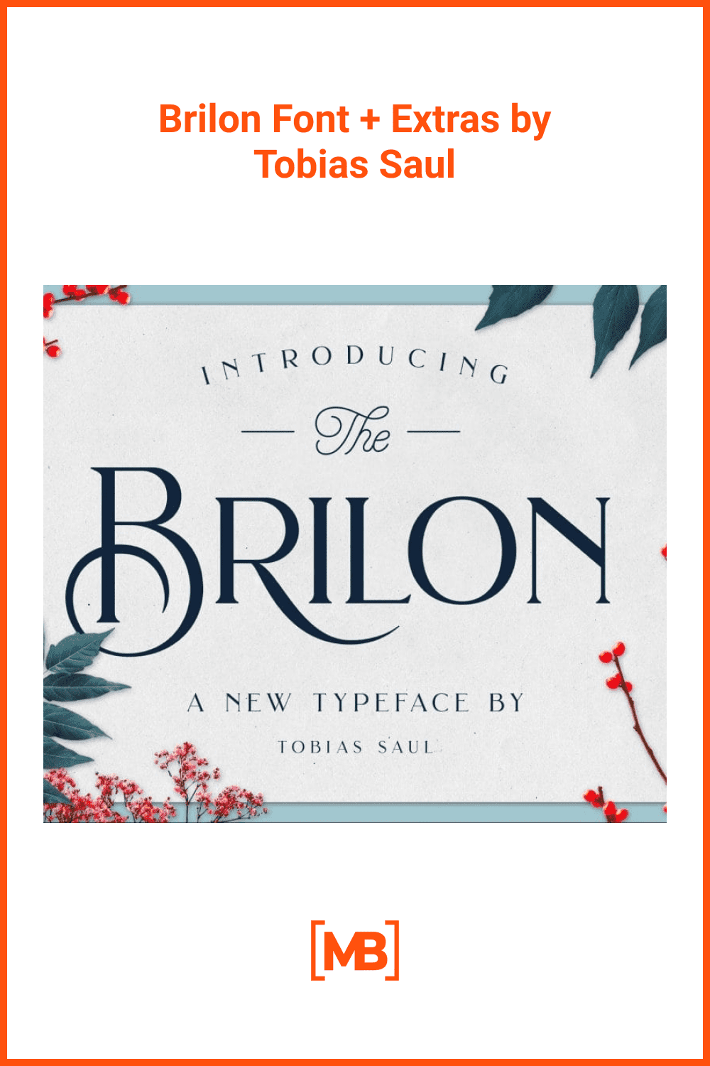 Brilon font + extras by Tobias Saul.