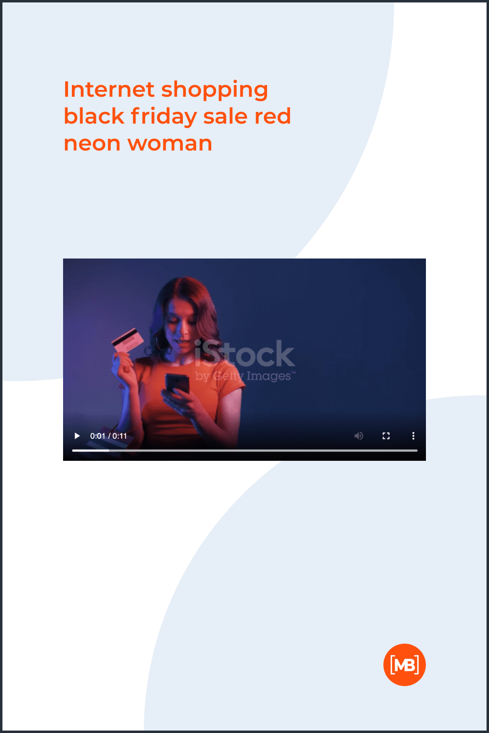 Internet shopping Black Friday sale red neon woman .