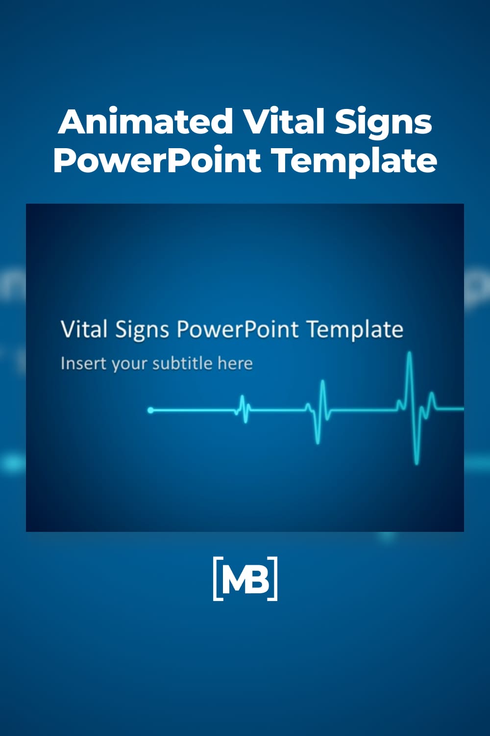 Animated vital signs powerpoint template.