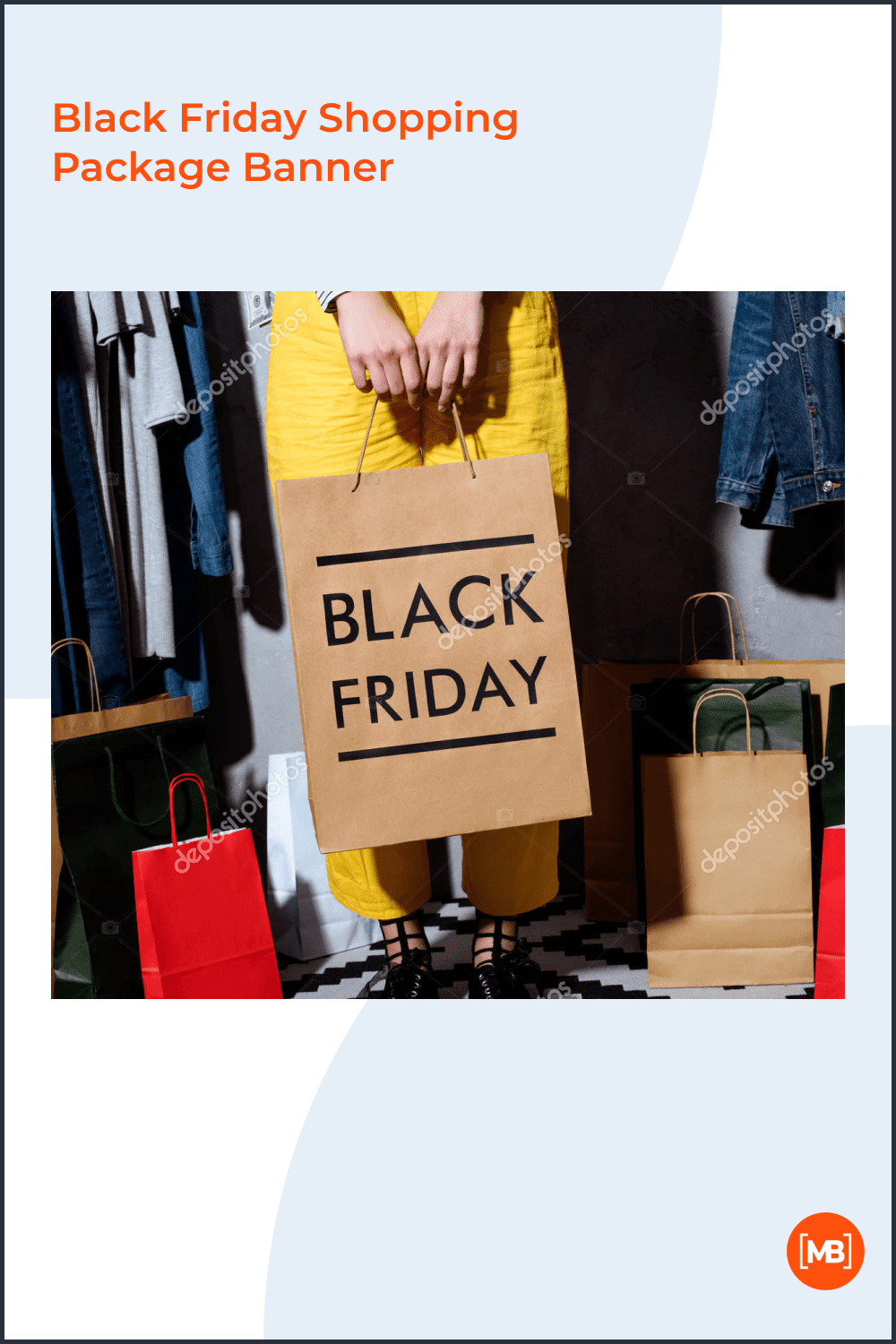 Illustration for Black Friday commercial purposes.