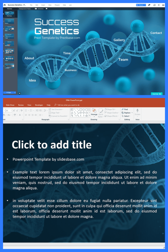 20+ Best DNA PowerPoint Templates - MasterBundles