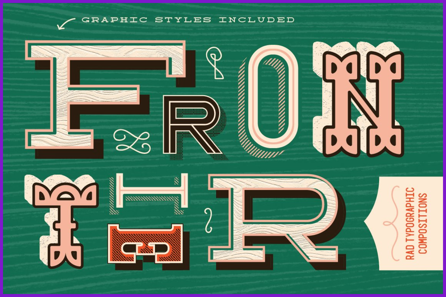  Wood Type Font Collection.