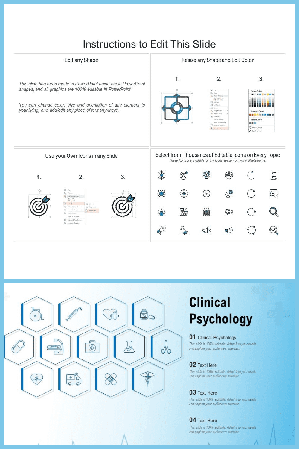 Clinical psychology powerpoint slides templates.