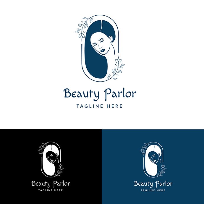 Creative Beauty Parlor Logo Template covet image.