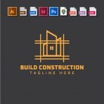 Building Construction Logo Template cover image.