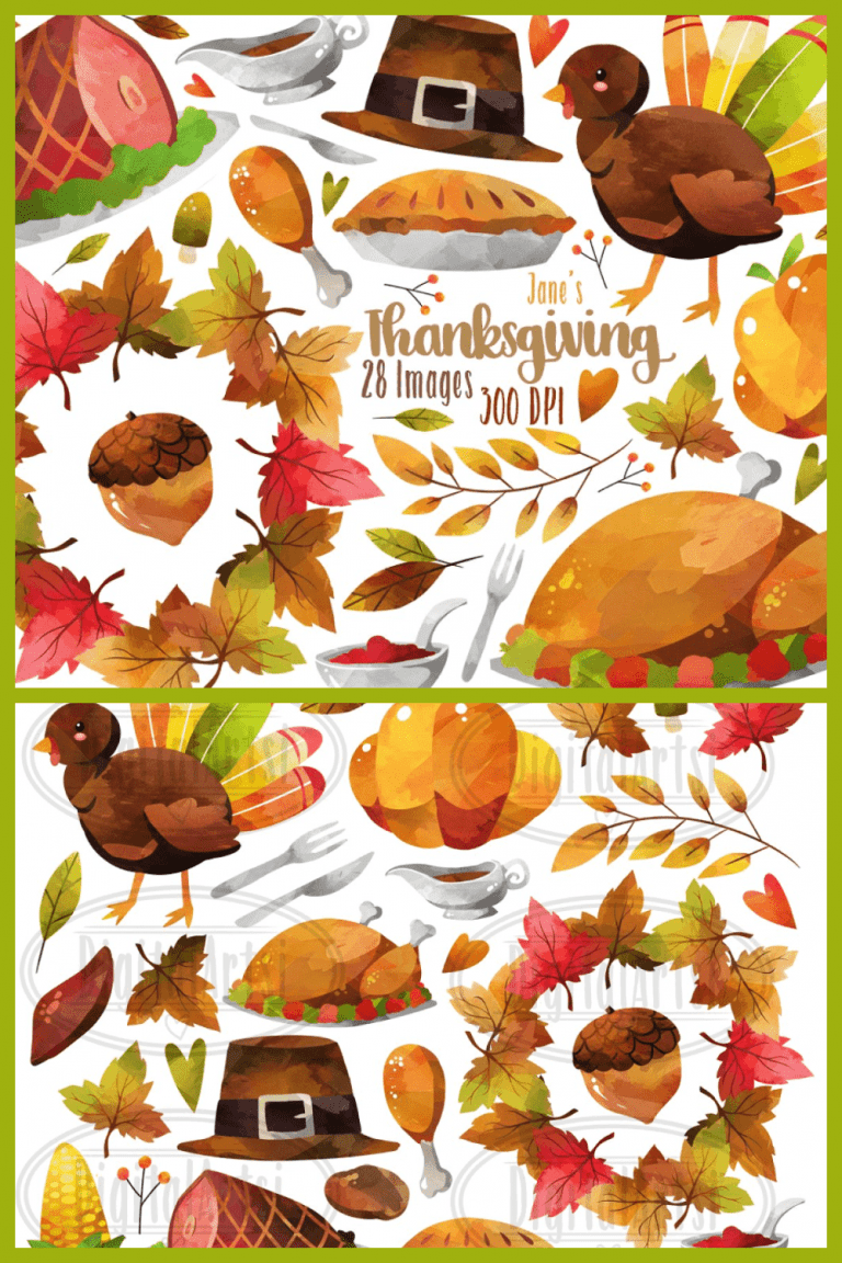 70+ Best Thanksgiving Clipart For 2022