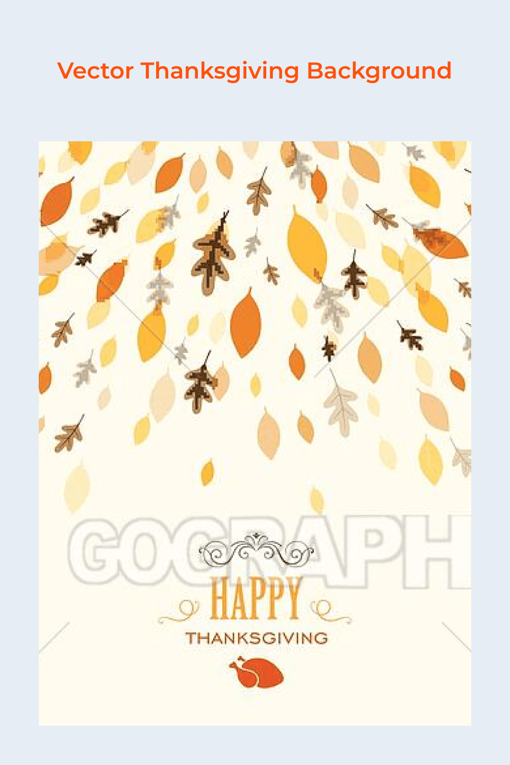 Vector Thanksgiving background.