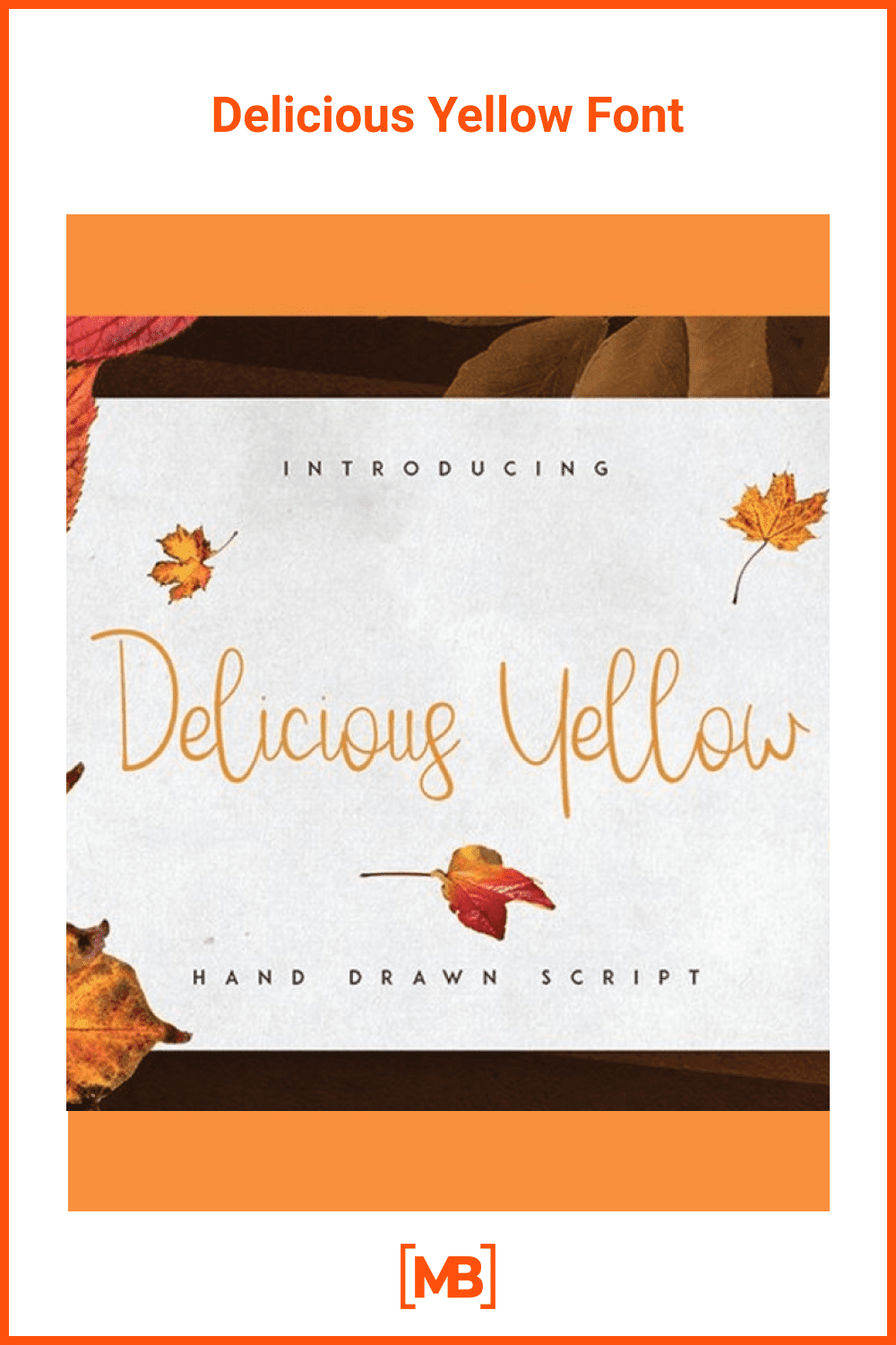 Delicious Yellow Font.