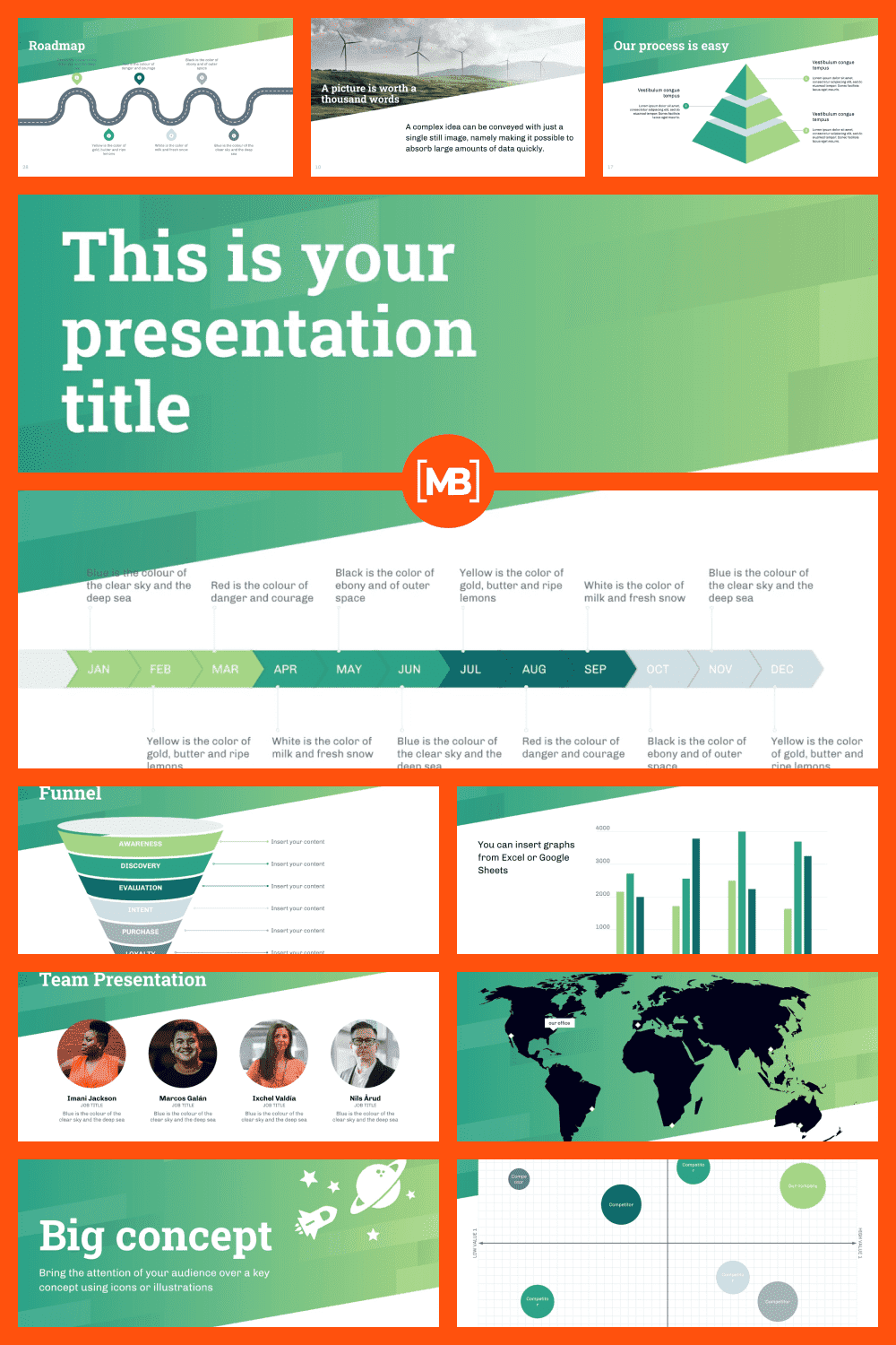 Dynamic business free powerpoint template.