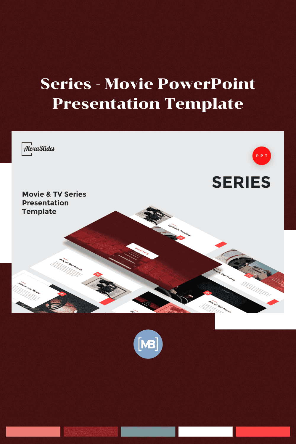 Series - movie powerpoint presentation template.