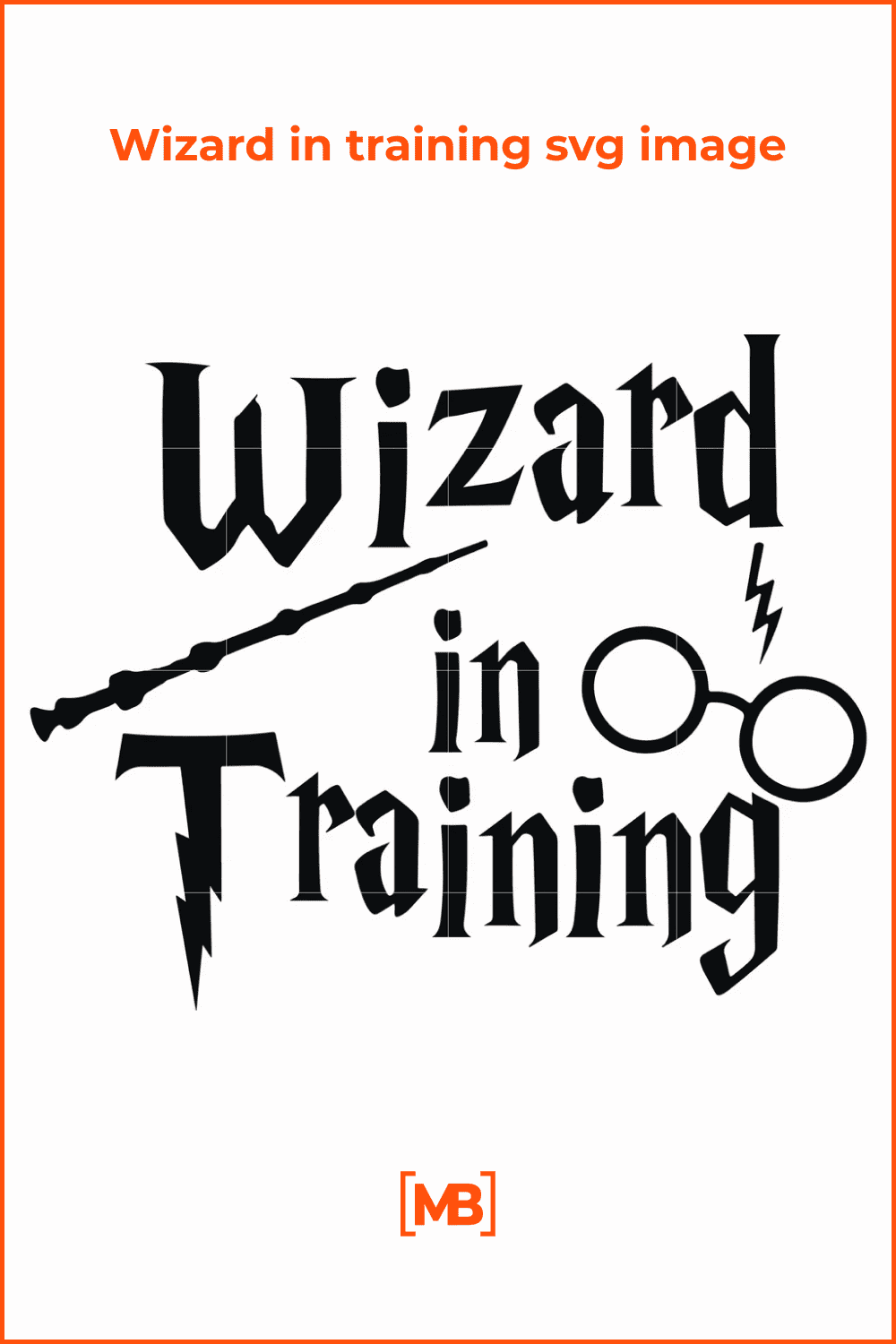 Wizard in training svg image.