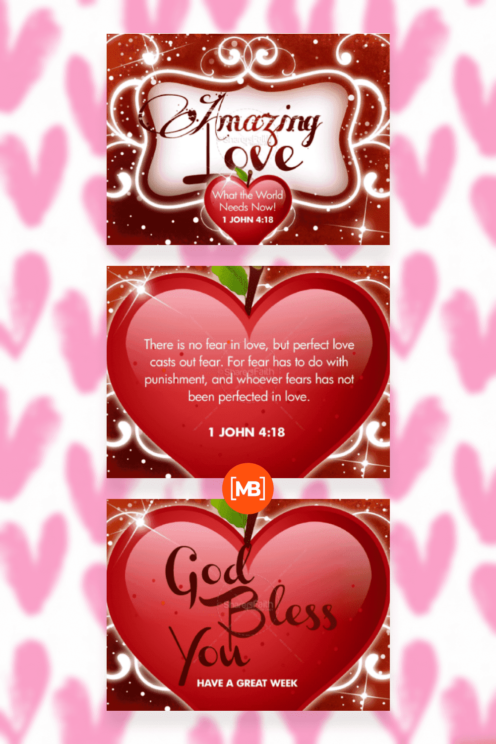 Amazing love Valentine powerpoint template.