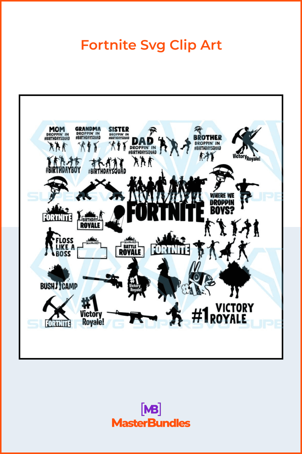 Fortnite svg clip art.