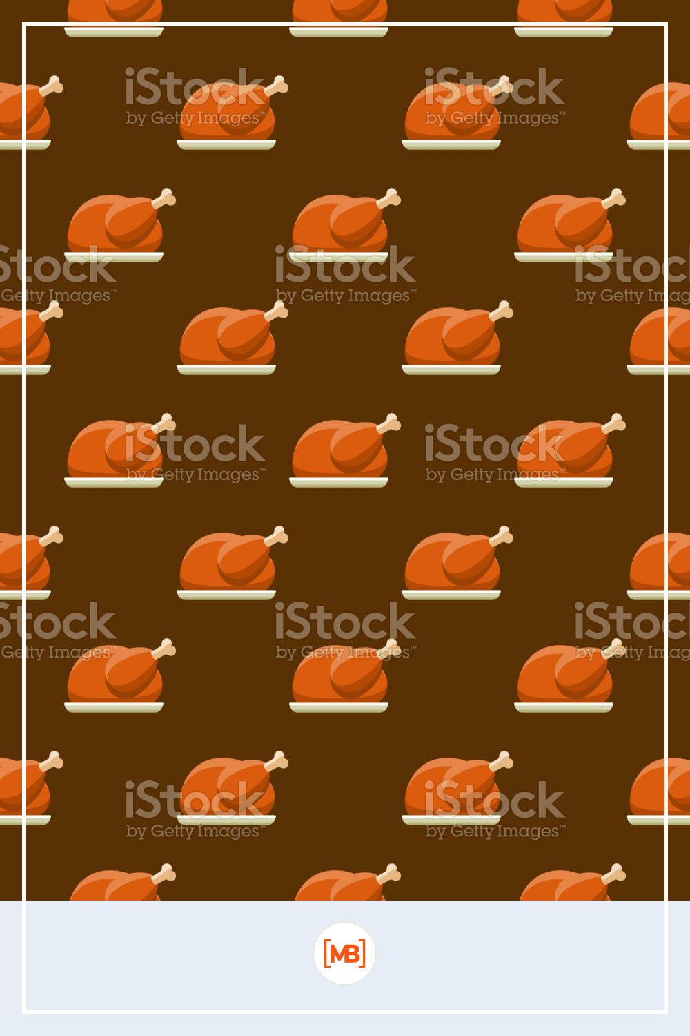Turkey Seamless Pattern stock illustration.
