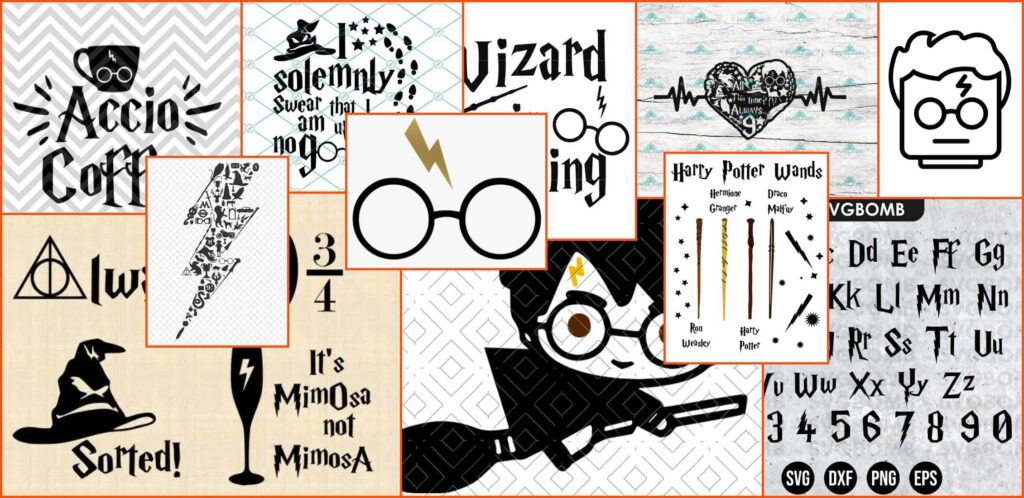 Best Harry Potter SVG Images Example.