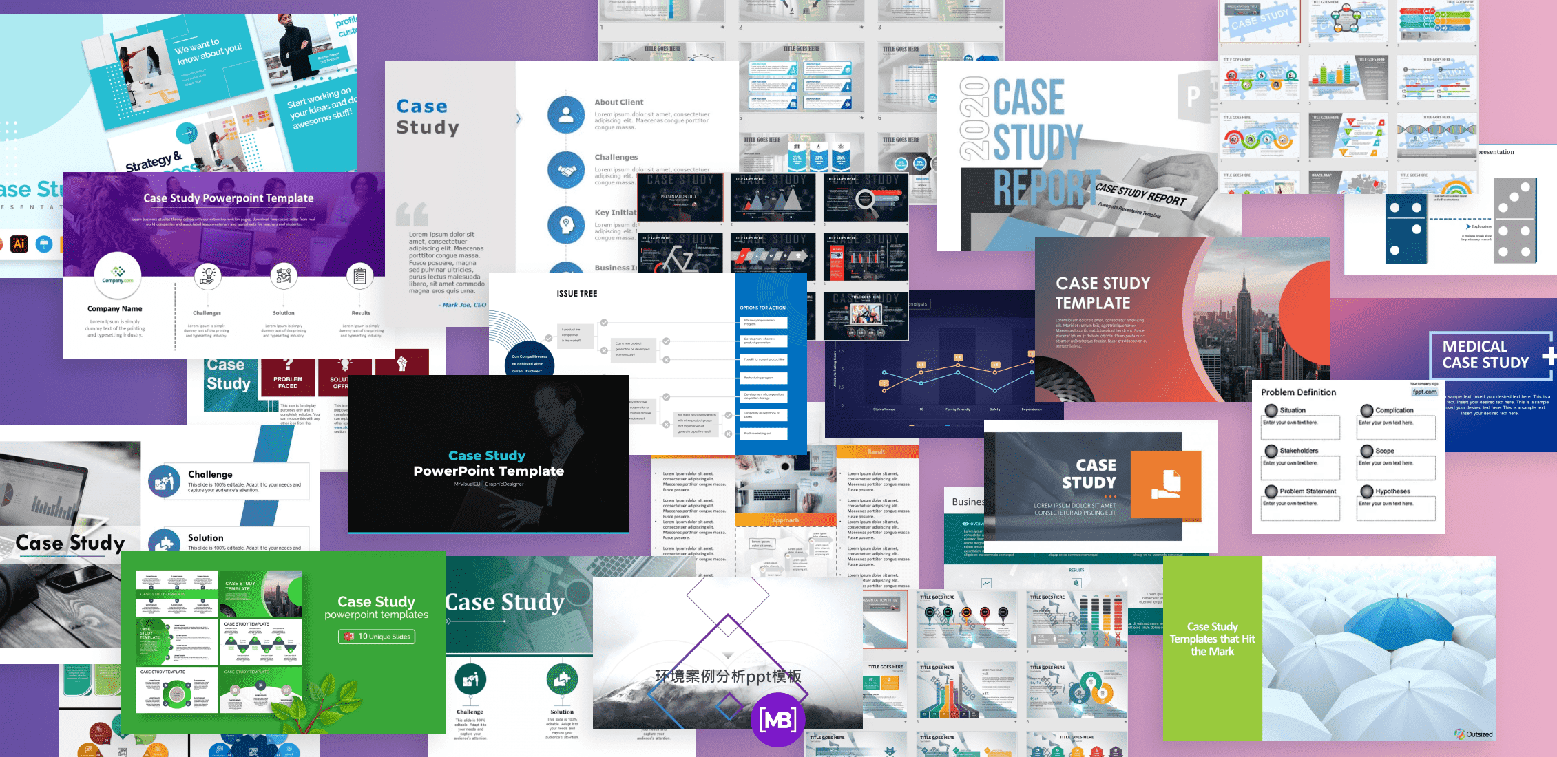 Best Case Study PowerPoint Templates Example.