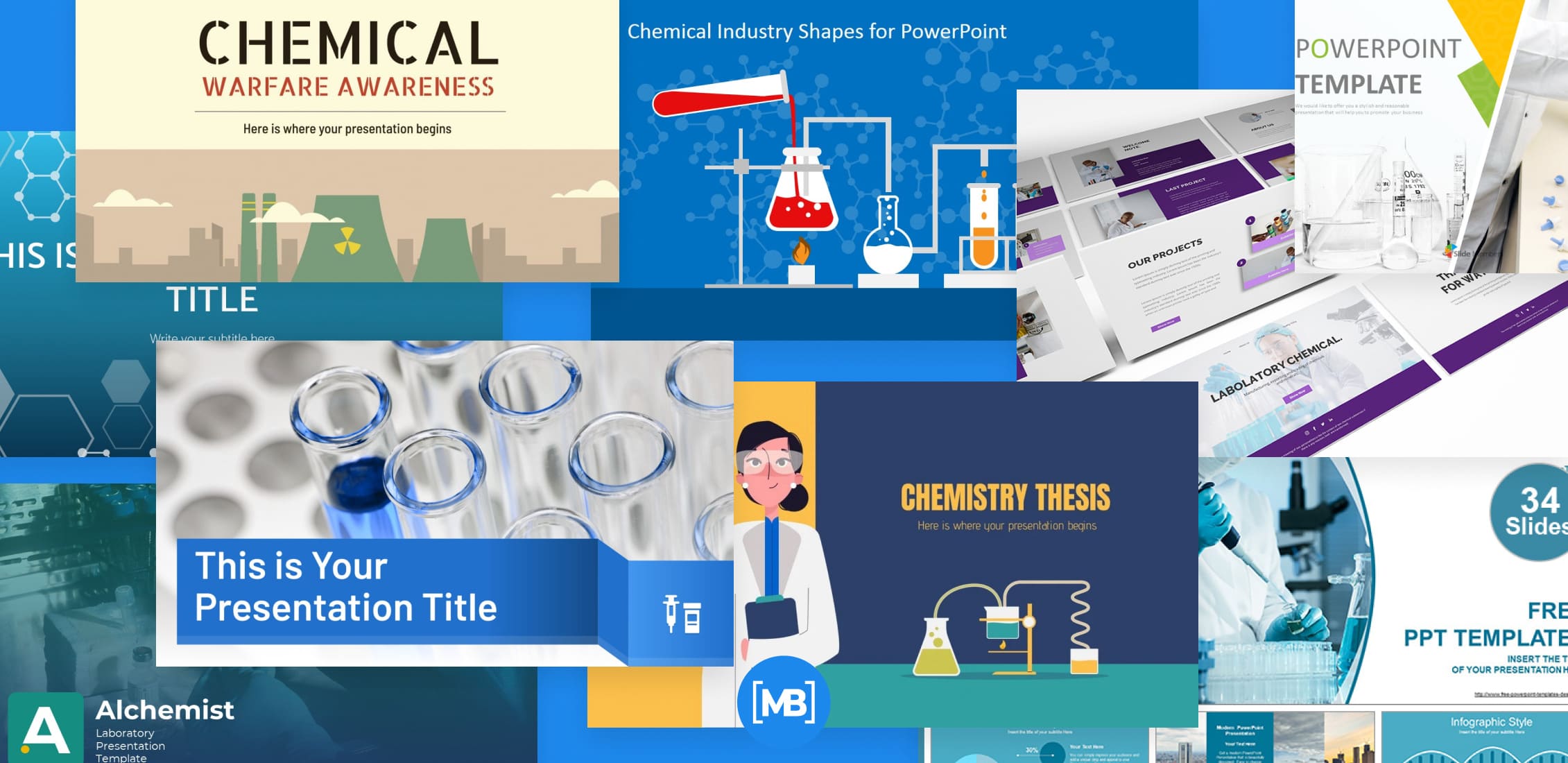 Best Chemistry Powerpoint Templates Example.