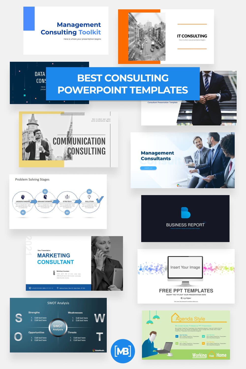 Consulting PowerPoint Templates Pinterest.
