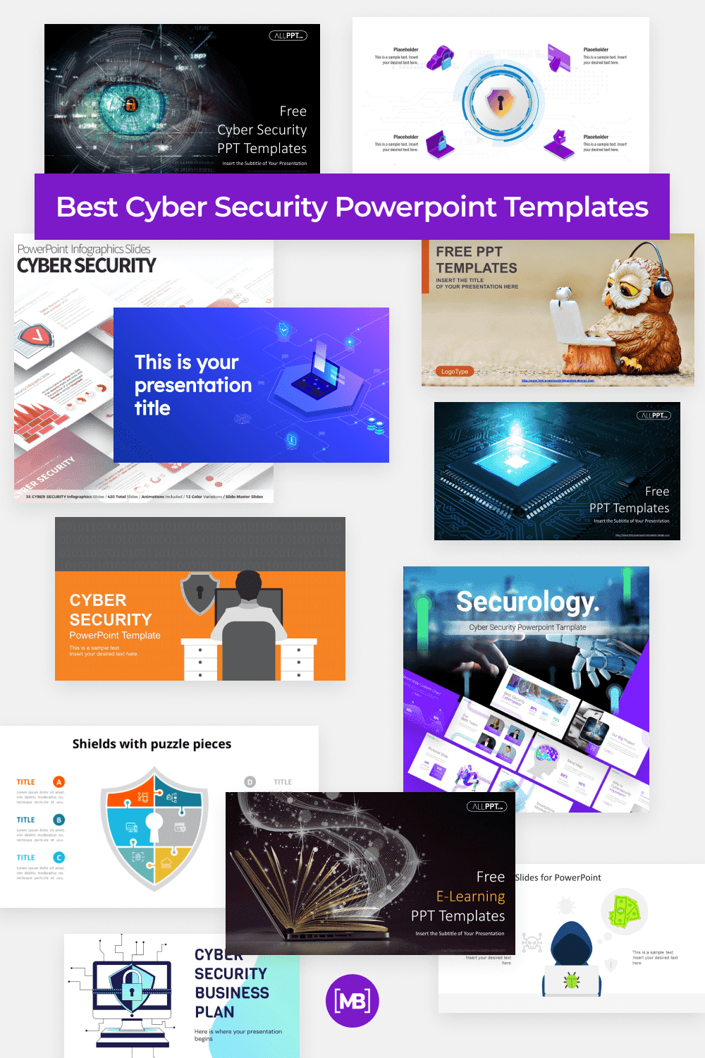 Cyber Security PowerPoint Templates Pinterest.