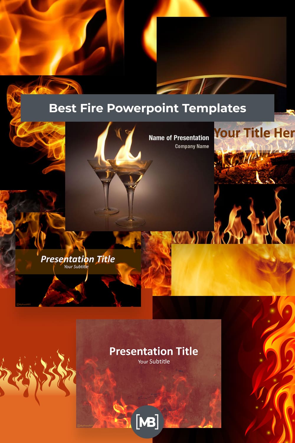 Fire PowerPoint Templates Pinterest.
