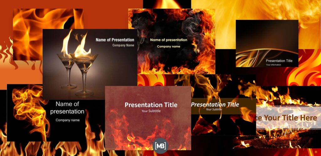 Best Fire Powerpoint Templates Example.