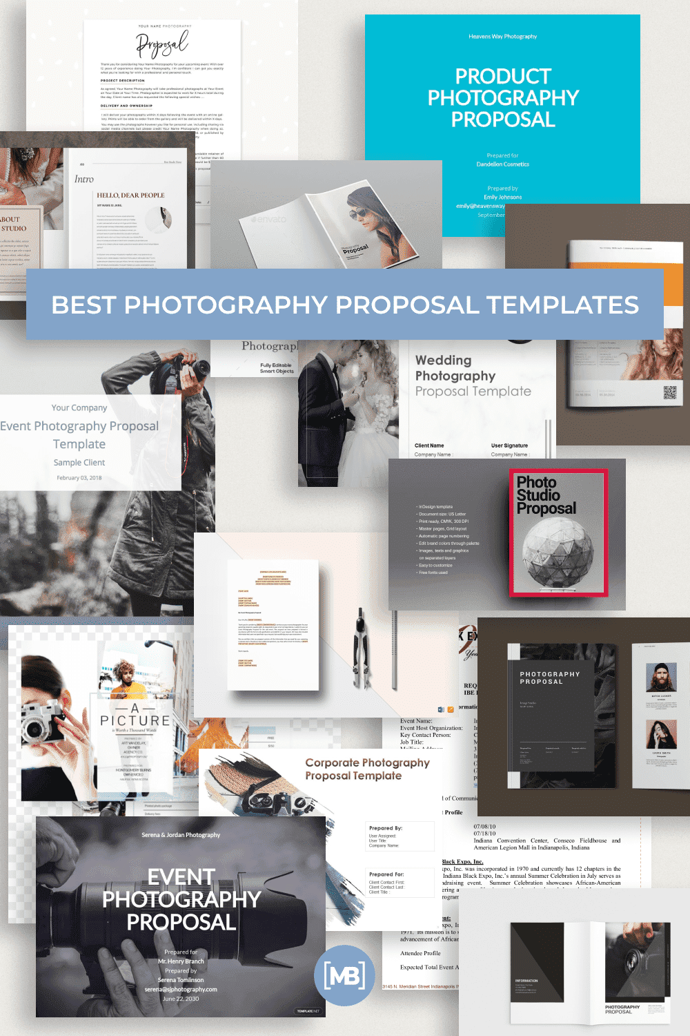 Photography Proposal Templates Pinterest.