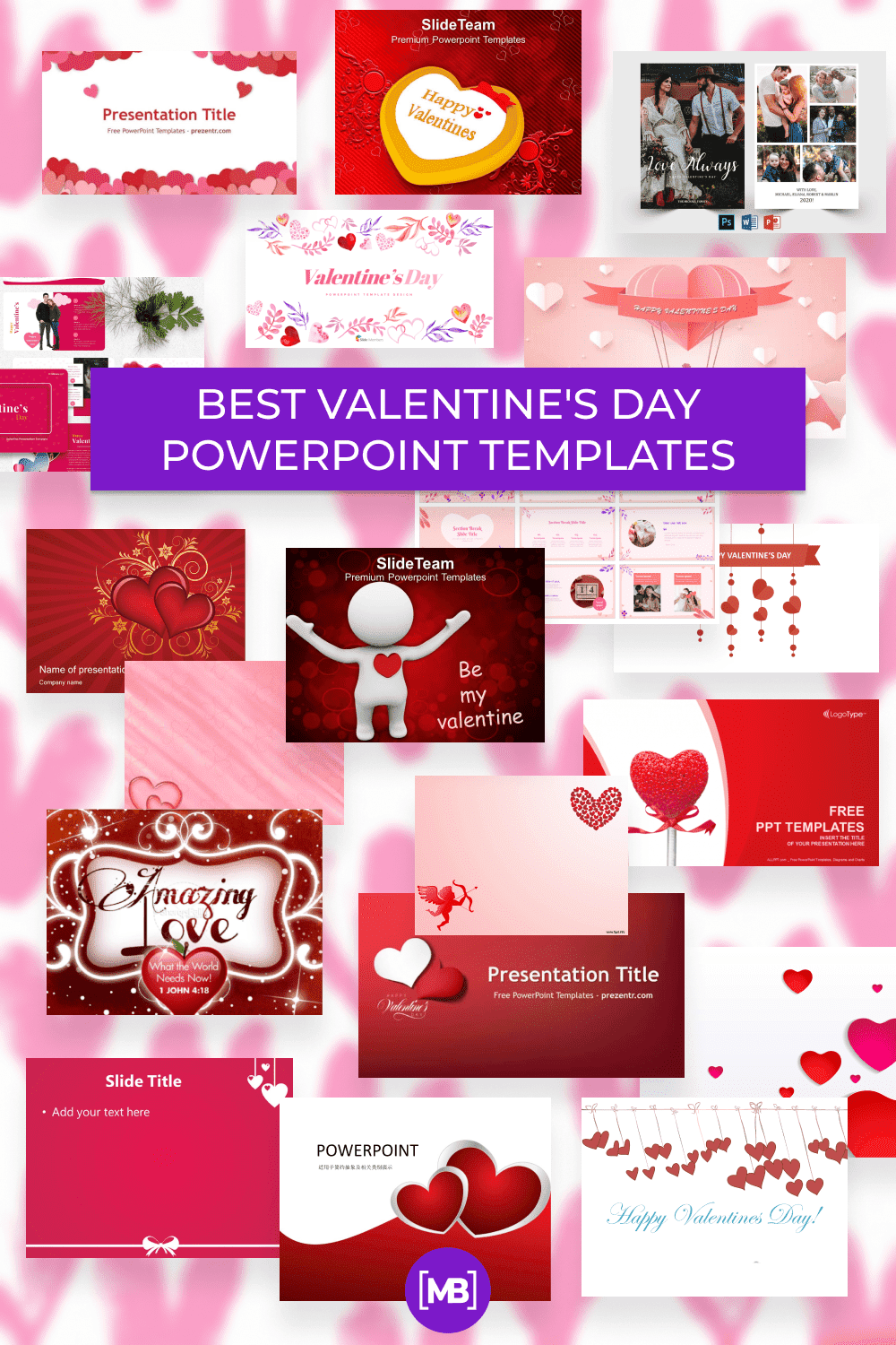 Valentine's Day PowerPoint Templates Pinterest.