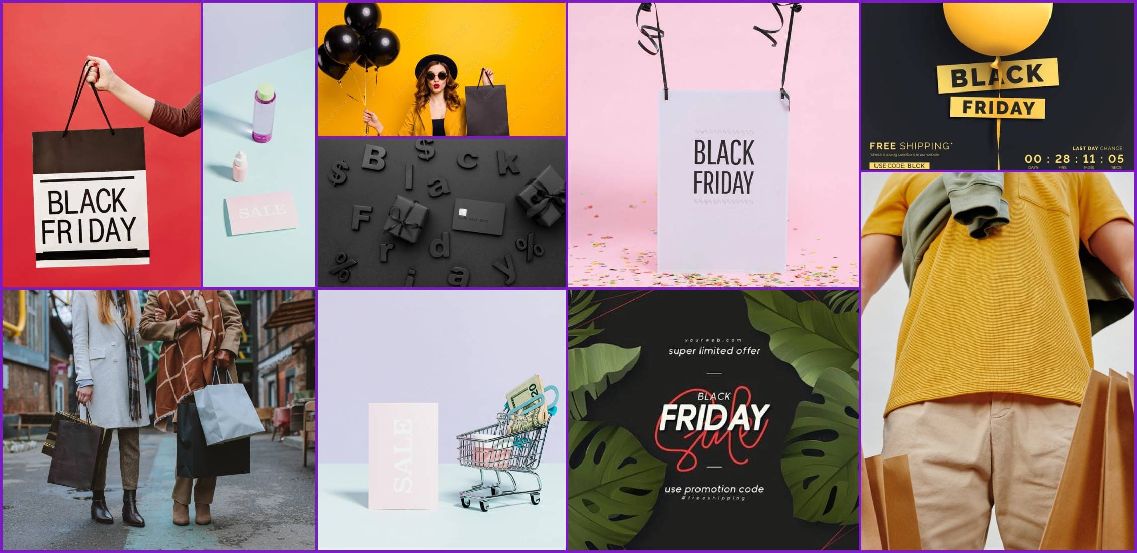 Black Friday stock photos and video footages free and premium Example.