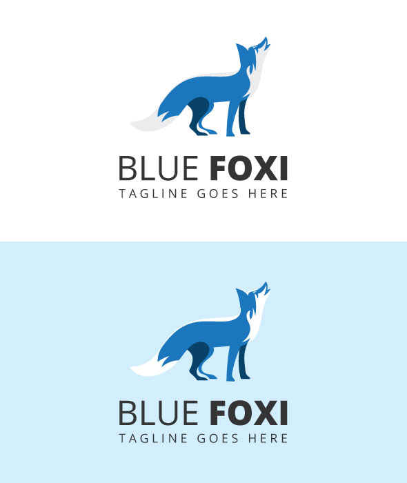 Blue Foxi Logo 1