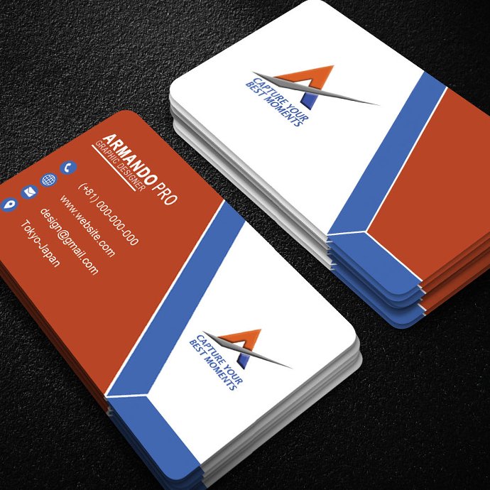 Business Card Design Template cover image.