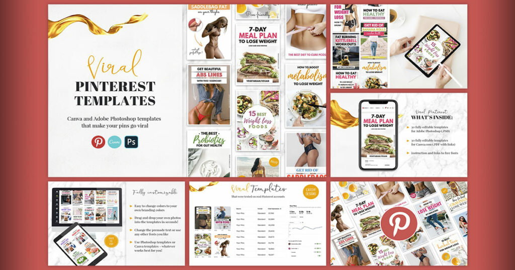 Viral Pinterest Templates Superpack | Master Bundles