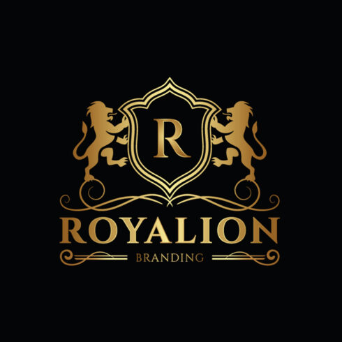 Heraldry Lion Design Template Luxury Logo | Master Bundles